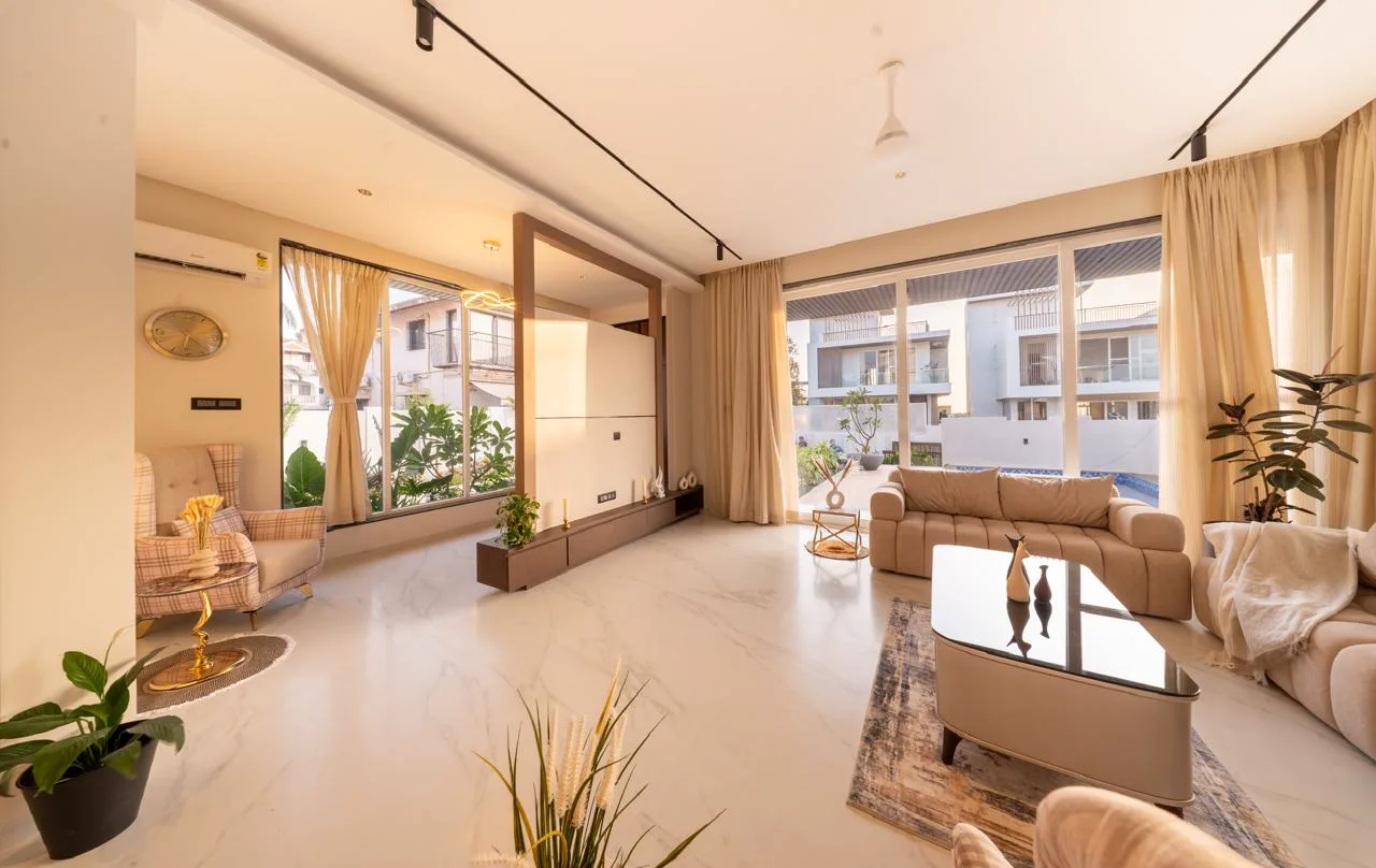 Double-height living