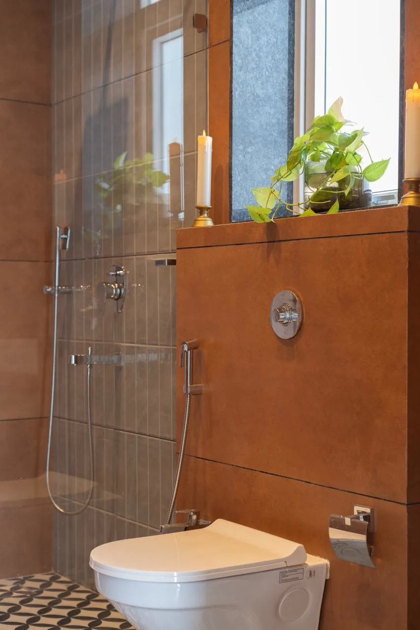Designer master bathroom
