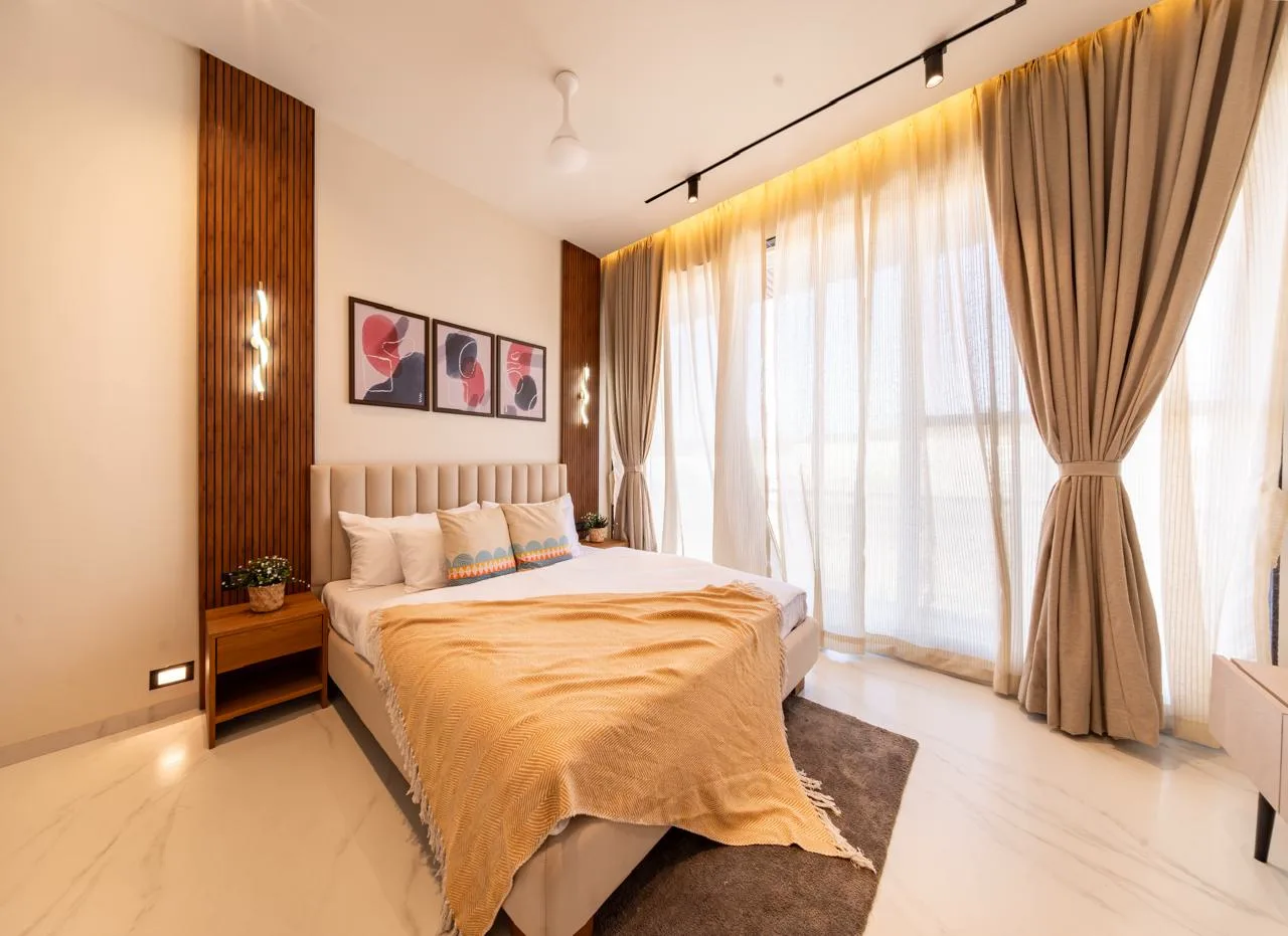 Curated bedroom detail